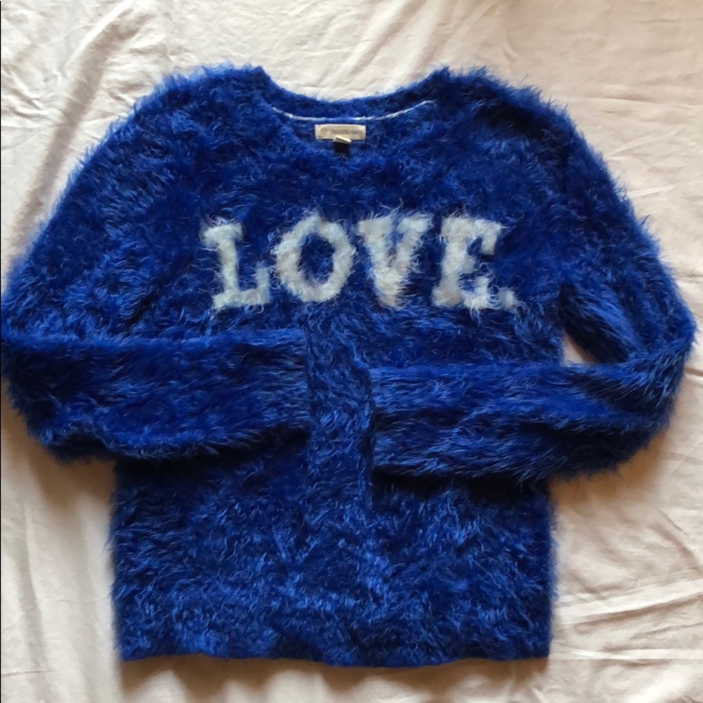 Fun fuzzy sweater